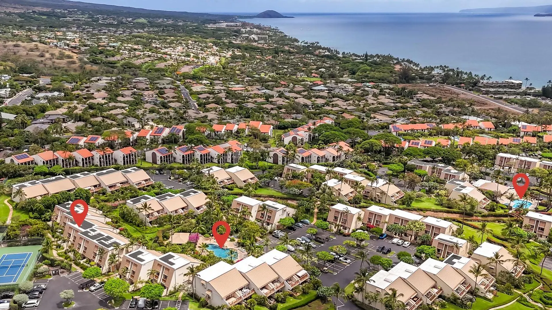 New Luxury, Family 2-2, Walk To Beach, Ocean View Lsv12 Wailea  Wailea (Maui)